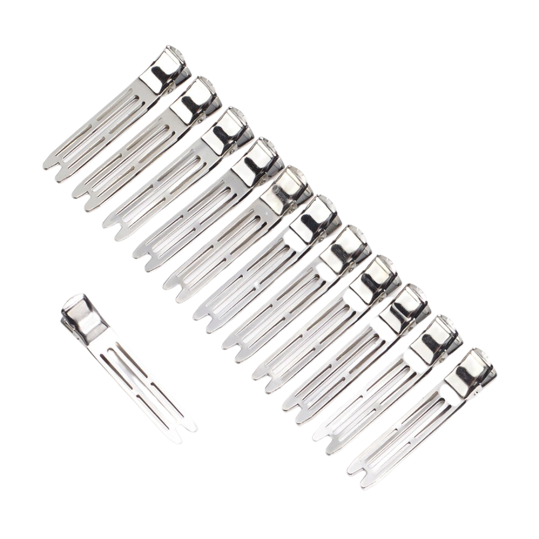 Curls Are Fun Clear Zipper Pouch with Hair Clips